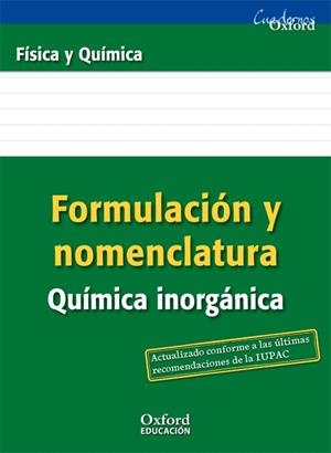 Formulación y nomenclatura : química inorgánica | 9788467377255 | Manuel Rodríguez Morales