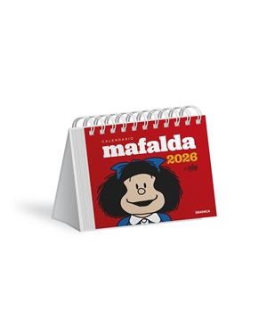 Calendario 2026 : Mafalda (sobretaula) (vermell) | 9786316693181 | Quino