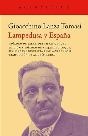 Lampedusa y España | 9788419958891 | Gioacchino Lamza Tomasi