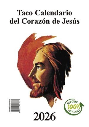 Calendario 2026 : Taco Corazón de Jesús (gran amb suport) | 9788427149809