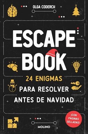 Escape book : 24 enigmas para resolver antes de Navidad | 9788427251892 | Olga Coderch