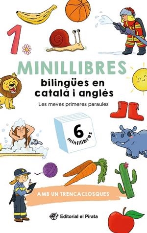 Minillibres bilingües en català i anglès : les meves primeres paraules | 9788419912459 | Pam López