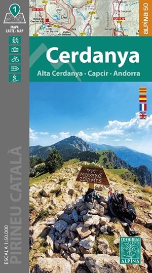Cerdanya : Alta Cerdanya, Capcir, Andorra (1:50.000) | 9788470111914