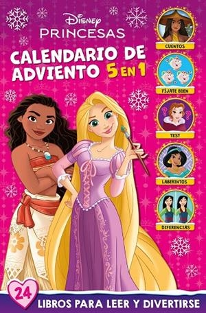Calendario de adviento : Disney Princesas 5 en 1 | 9788410029712 | Disney