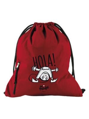 En Patufet : Bossa esquena En Patufet, hola! (vermell) | ENPATUFET0012 | Pilarín Bayés