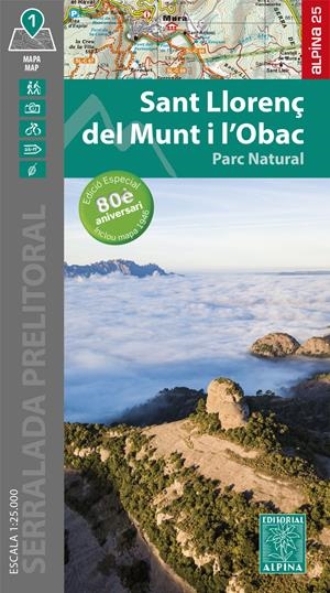 Sant Llorenç del Munt i l'Obac (1:25.000) | 9788470112003