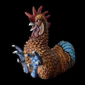 Figura de goma : Pollo del Prat de Llobregat | GARRIDO000003