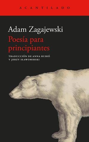 Poesía para principiantes | 9791387964153 | Adam Zagajewski