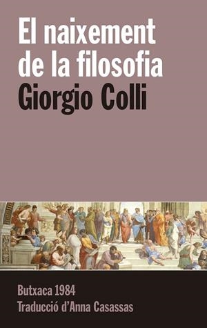 El naixement de la filosofia | 9788415091257 | Giorgio Colli