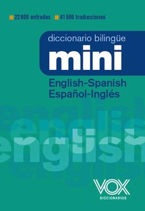 Diccionario Mini Inglés - Español - Inglés | 9788499744025