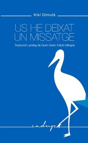 Us he deixat un missatge | 9788412161045 | Kiki Dimoula