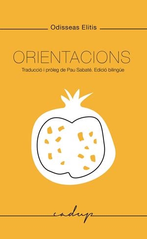 Orientacions (bilingüe) | 9788412455717 | Odisseas Elitis