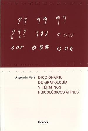 Diccionario de grafología y términos psicológicos afines | 9788425424014 | Augusto Vels