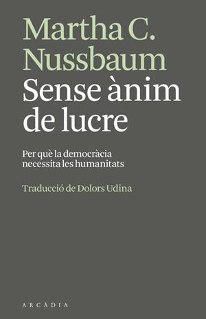 Sense ànim de lucre | 9791399136951 | Martha Nussbaum