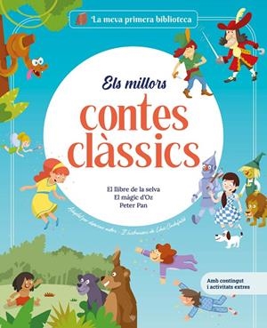 Els millors contes clàssics | 9788413617688 | Rudyard Kipling ; I. Frank Baum ; J.M. Barrie ; Jordi Solé ; Carla Pascual ; Sergi Rodríguez