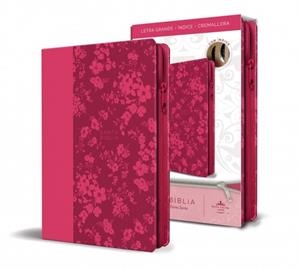 Biblia Reina Valera 1960 (lletra gran) (cremallera) (fucsia) | 9781644733851