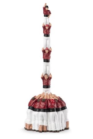 Figura de goma : Pilar de 5  camisa grana | FESTIARI00152