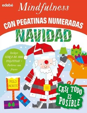 Mindfulness con pegatinas numeradas : Navidad | 9788468370811 | Eve Robertson ;  Simon Abbott