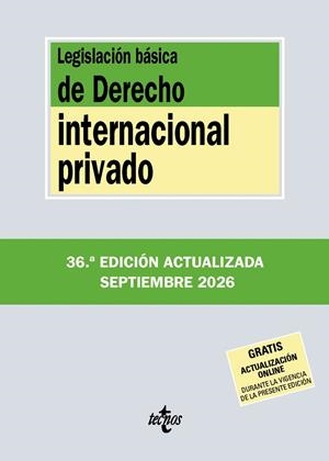 Legislación básica de derecho internacional privado | 9788430994397