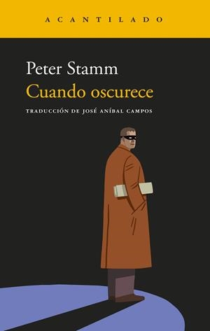 Cuando oscurece | 9791387964672 | Peter Stamm