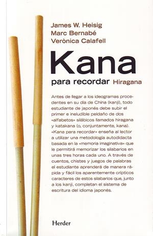 Kana para recordar | 9788425423093 | James W. Heisig; Marc Bernabé ; Verònica Calafell Callejo