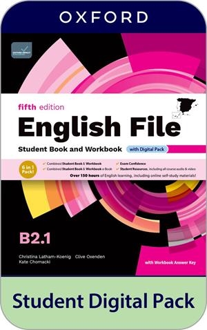 English file upper-intermediate B2.1 (pack with key) (fifth edition) | 9780194143097
