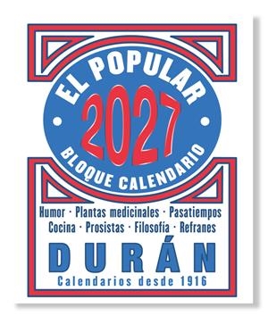 Bloque calendario Duran 2027 | 9788412745597