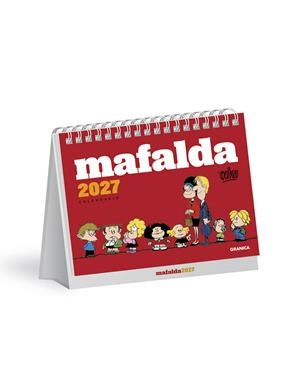 Calendario 2027 Mafalda (sobretaula gran vermell) | 9786316845153 | Quino