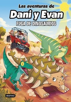 Fuga de dinosaurios (Las aventuras de Dani y Evan; 16) | 9788408326304 | Julián Polo Cebellán ; Mili Koey