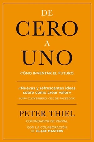 De cero a uno | 9788498753530 | Peter Thiel