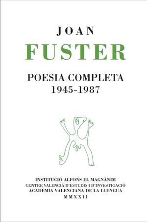 Poesia completa 1945-1987 | 9788478229178 | Joan Fuster