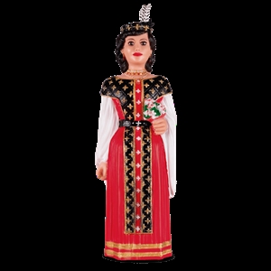 Figura de goma : Geganta de la Vila de Sitges | DAVALLADA0016