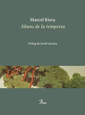Abans de la tempesta | 9788475889900 | Marcel Riera