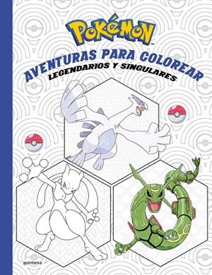 Pokémon : Aventuras para colorear legendarios y singulares | 9788419241962
