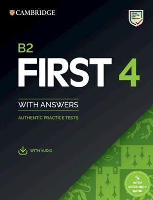 B2 First 4 (with answers) | 9781108780148