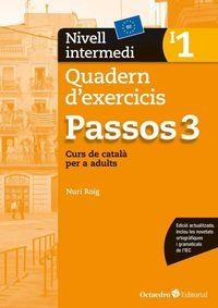Passos 3 : quadern d'exercicis I1 | 9788499219684 | Nuri Roig