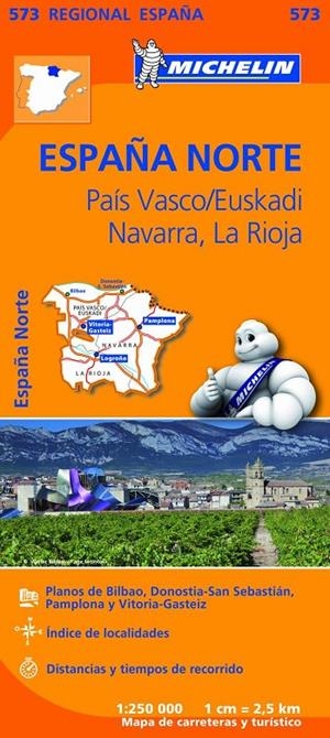 España norte : País Vasco (Euskadi) ; Navarra ; La Rioja (1:250.000) | 9782067184206