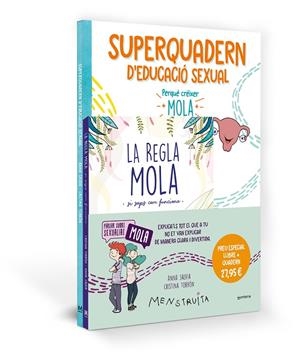 La regla mola ; Superquadern d'educació sexual (2 volums) | 9788419975065 | Anna Salvia ; Cristina Torrón (Menstruita)