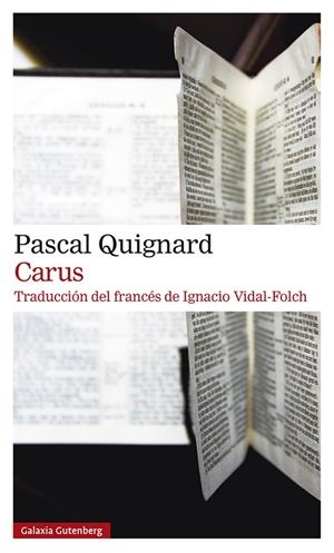 Carus | 9788419738196 | Pascal Quignard