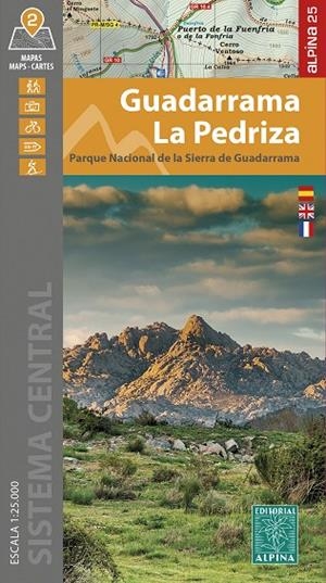 Guadarrama ; La Pedriza : Parque nacional de la Sierra de Guadarrama (2 mapes 1:25.000) | 9788470111204